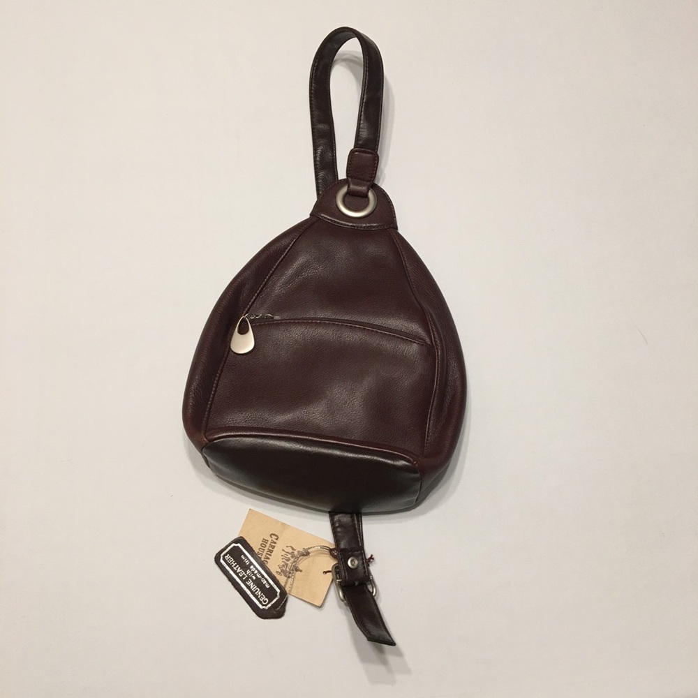 Carriage House Genuine Leather Sling Bag Purse